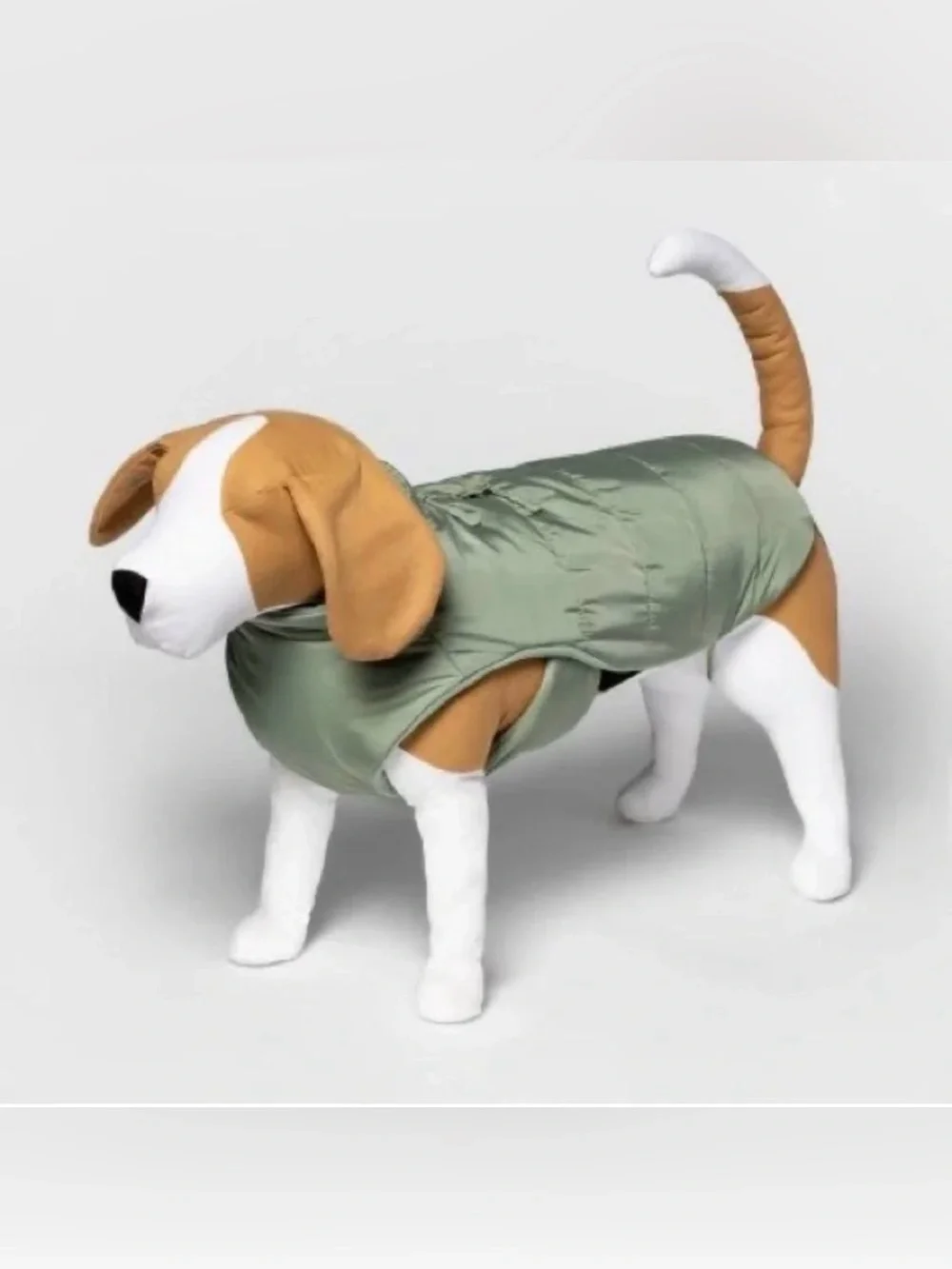 NWT Boots & Barkley Large Light Sage Green Puffer Dog or Cat Jacket